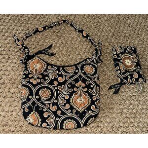 Vera Bradley Cocoa  Purse With Wallet And Change Purse